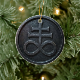 Adorno De Cerámica Cruz de Leviatán