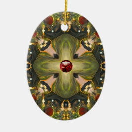 Adorno De Cerámica Cruz Medieval