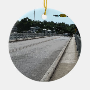Adorno De Cerámica Cruzando El Puente 7622