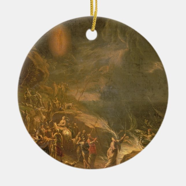 Adorno De Cerámica Cruzar el Mar Rojo (Frente)