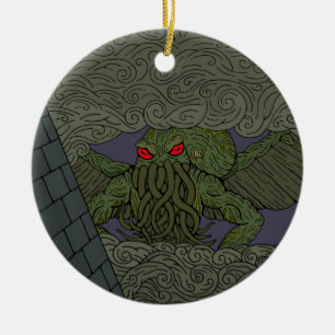 Adorno De Cerámica Cthulhu