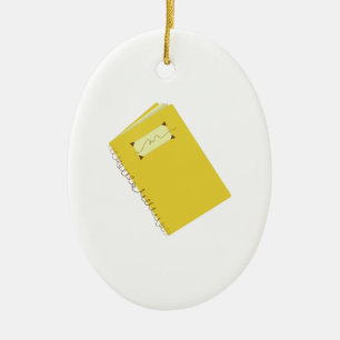 Adorno De Cerámica Cuaderno