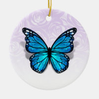 Cualquier mariposa floral elegante de color