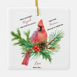 Adorno De Cerámica Cuando crees más allá de lo que tus ojos pueden ve