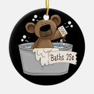 Adorno De Cerámica Cuarto de baño de doble cara