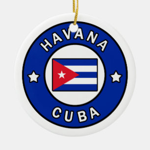 Adorno De Cerámica Cuba de La Habana