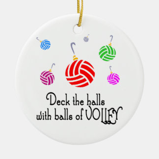 Adorno De Cerámica Cubierta de VolleyChick los pasillos