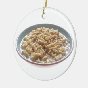 Adorno De Cerámica Cuenco de harina de avena