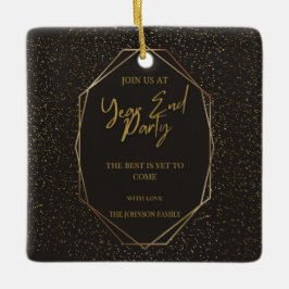 Adorno De Cerámica Cuenta regresiva para 2025: ¡Celebrar el Año Nuevo