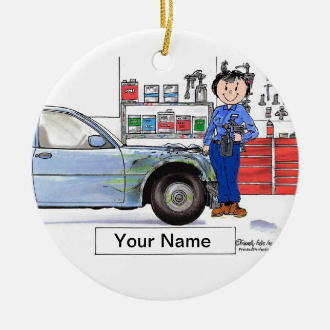 Adorno De Cerámica Cuerpo automático - Mujer (Frente)