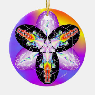 Adorno De Cerámica Cuerpo brillante/Sabio de la Tierra