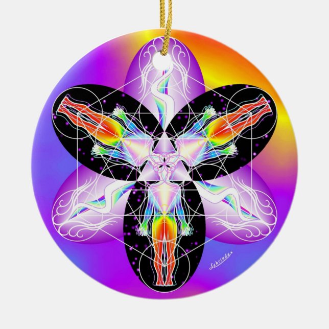 Adorno De Cerámica Cuerpo brillante/Sabio de la Tierra (Frente)