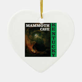 Adorno De Cerámica Cueva gigantesca verde Kentucky