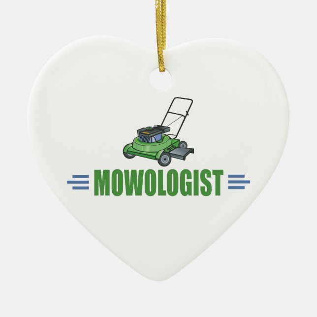 Adorno De Cerámica Cuidado del césped construyendo jardines de hierba (Frente)