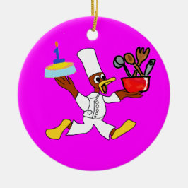 Adorno De Cerámica Cumpleaños