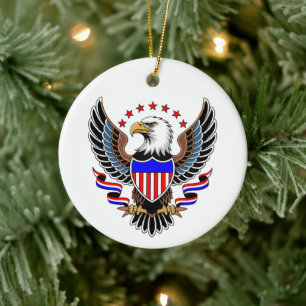 Adorno De Cerámica Cumpleaños Americano Personalizado 250