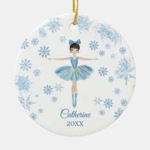 Adorno De Cerámica Cumpleaños personalizado de ballet de niña El Casc