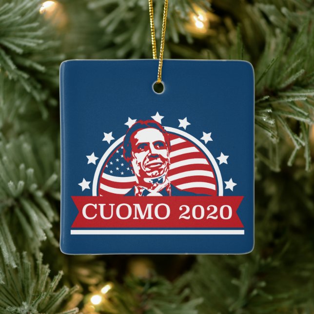 Adorno De Cerámica Cuomo 2020 | Votación al Presidente (Árbol)