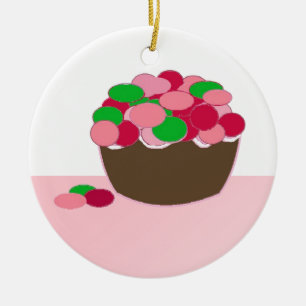 Adorno De Cerámica Cupcake Smartie