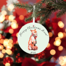 Curte Navidades personalizados Fox
