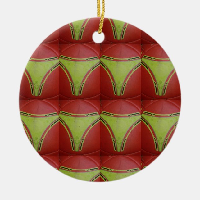 Adorno De Cerámica Curvas amarillas doradas.JPG (Frente)