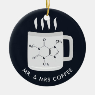 Adorno De Cerámica Custom Chemistry Lab Technicians Coffee Lovers