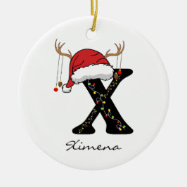 Adorno De Cerámica Custom Christmas Holiday Ornament for Mom & Dad