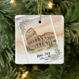 Adorno De Cerámica Custom Honeymoon & Anniversary Keepsake