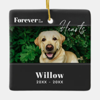 Adorno De Cerámica Custom Pet Memorial Photo