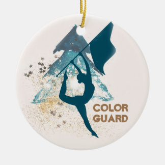 Adorno De Cerámica Customizable Color Guard Ornament