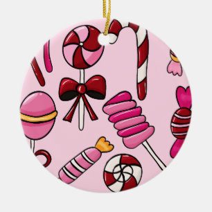 Adorno De Cerámica Cute Candy