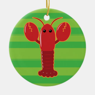 Adorno De Cerámica Cute Lobster