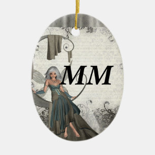 Adorno De Cerámica Cute manga fairy