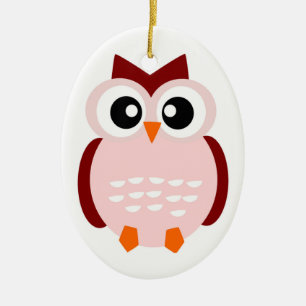 ADORNO DE CERÁMICA CUTE OWL