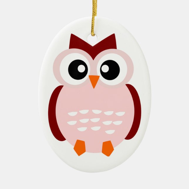 ADORNO DE CERÁMICA CUTE OWL (Frente)