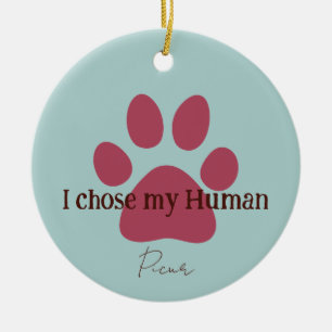 Adorno De Cerámica Cute Paw