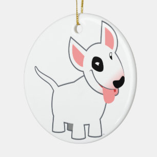 Adorno De Cerámica Cute Personalizado Bull Terrier