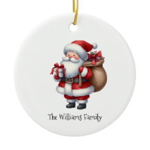 Cute Santa Claus vintage de Navidad 