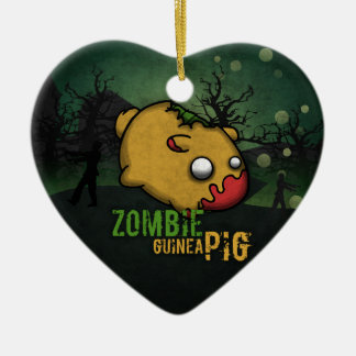 Adorno De Cerámica Cute Zombie Guinea Pig