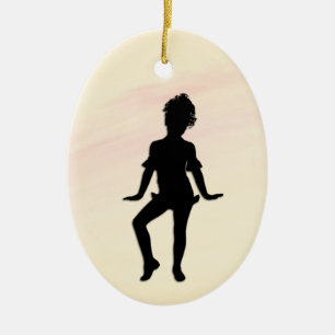 Adorno De Cerámica Cutest Little Dancer Mellow Yellow