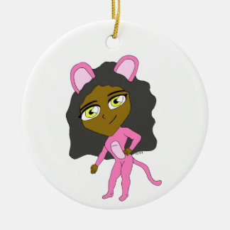 Adorno De Cerámica cutícula rosa