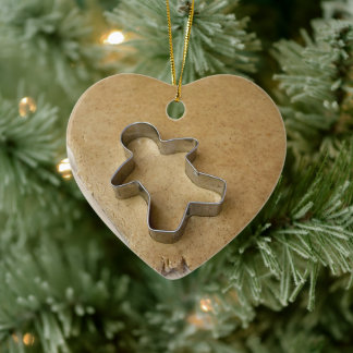 Adorno De Cerámica Cutter Gingerbread Cookie