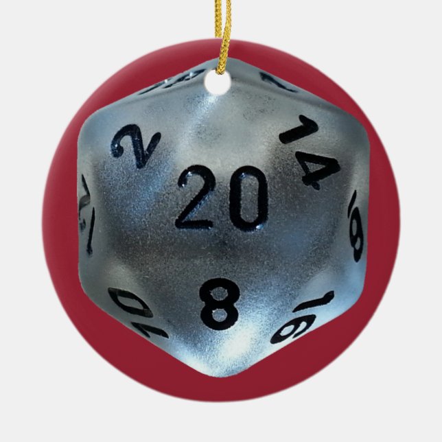 ADORNO DE CERÁMICA D20 (Frente)