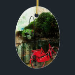 Adorno De Cerámica D700 10506 señal de textura.jpg<br><div class="desc">En el puente queda una bicicleta roja. Una visión común en Amsterdam.</div>