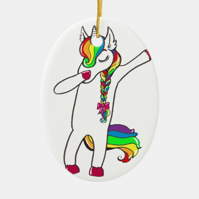 Adorno De Cerámica DAD unicornio (Frente)