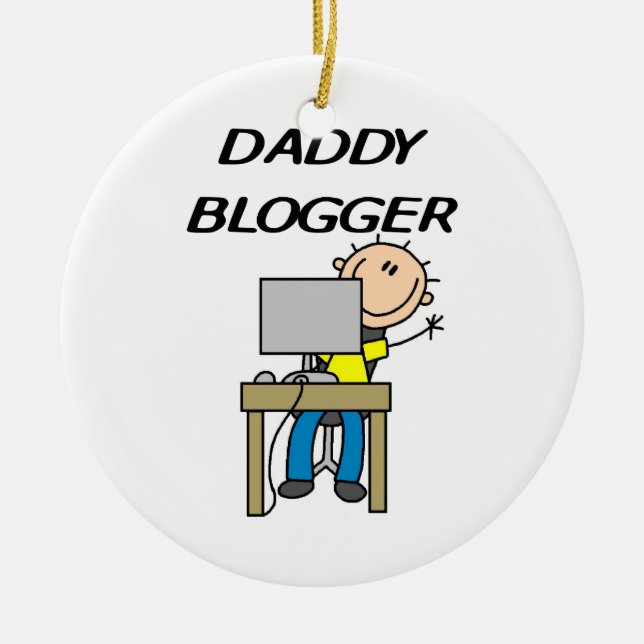 Adorno De Cerámica Daddy Blogger (Frente)