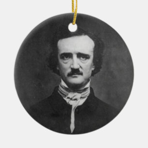 Adorno De Cerámica Daguerrotipo de Edgar Allan Poe por C.T. Tatman