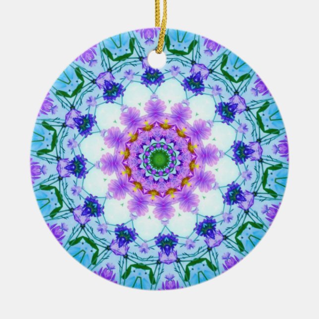 Adorno De Cerámica Daisy Mandala (Frente)