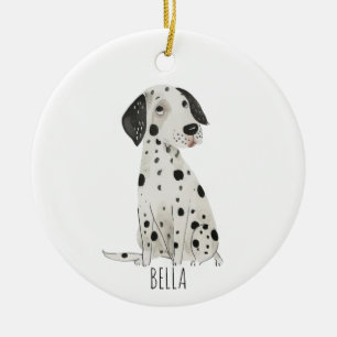 Adorno De Cerámica Dalmatian Dog