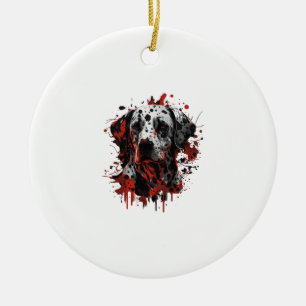 Adorno De Cerámica Dalmatiano